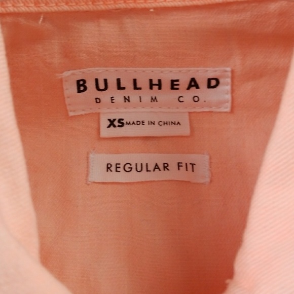 Bullhead Demin Co. orange  vest - Picture 2 of 8